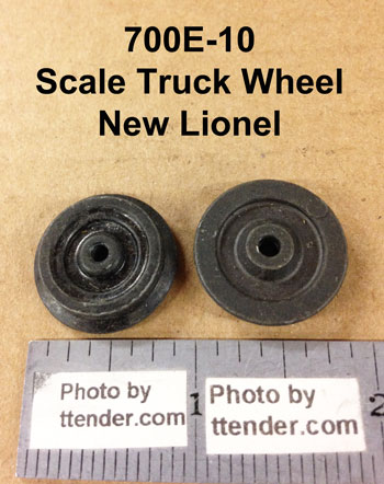 Lionel 700E-9 Hudson Rear Trailer Truck Wheel 